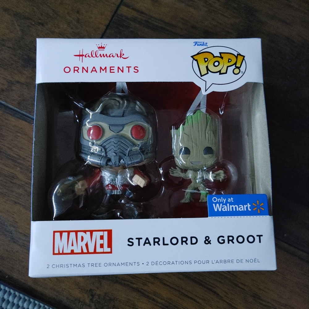 New Hallmark Funko Marvel Starlord Groot